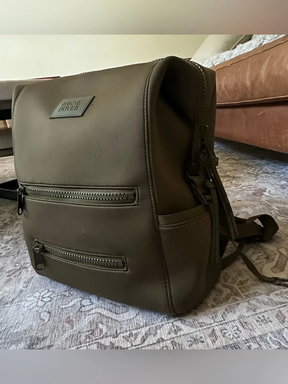 Dagne Dover Indi Large Diaper Backpack — Dark Moss